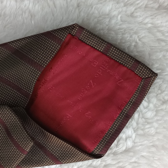 Ermenegildo Zegna 100% silk Tie Made in Italy - Picture 5 of 9